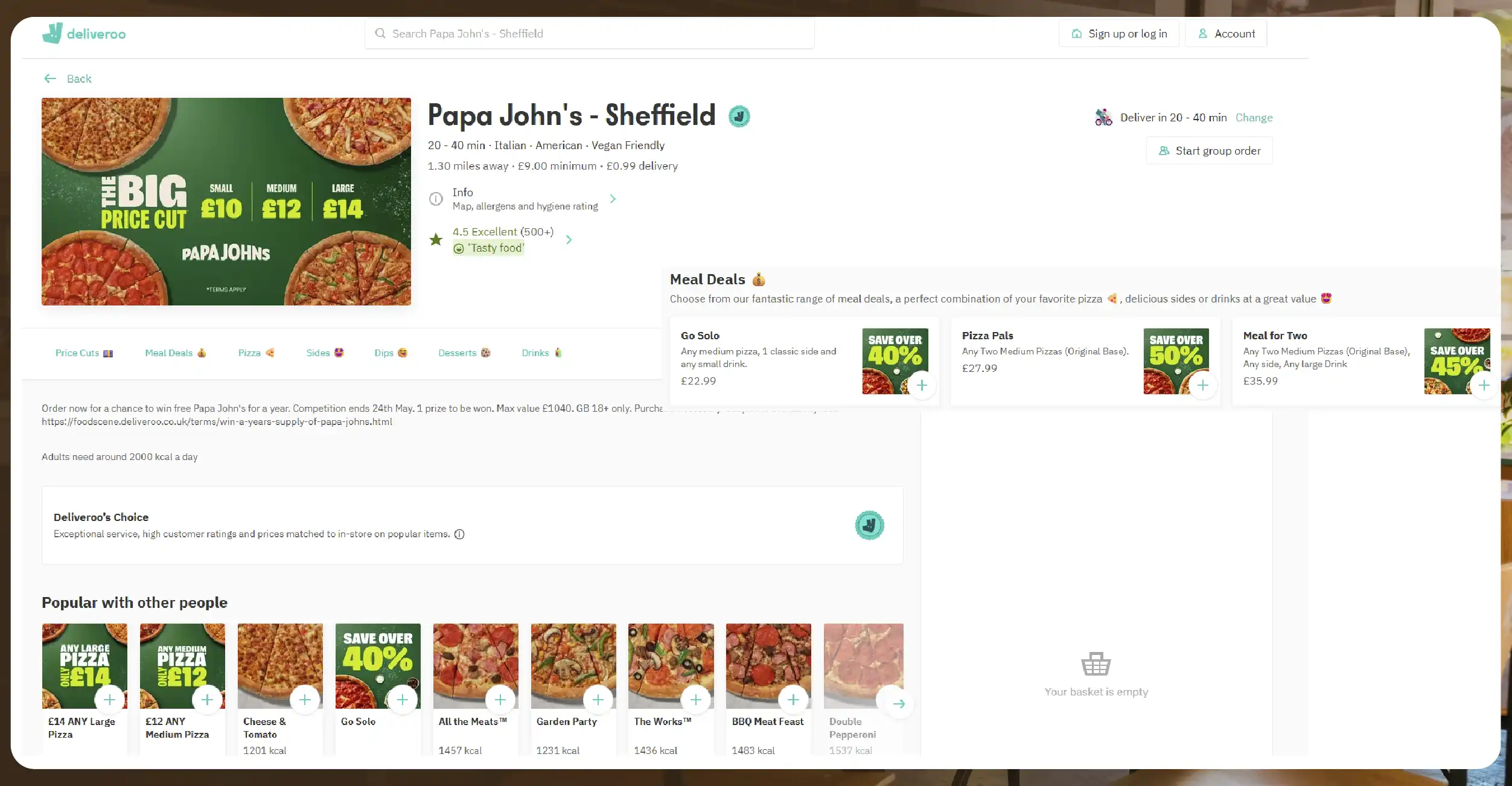 Deliveroo Menu Analytics Tracking Pricing and Menu Changes